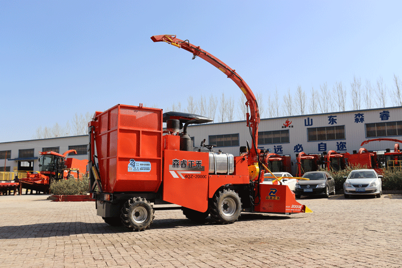 Cosechadora de ensilaje de paja de maíz autopropulsada pequeña de 2020 m